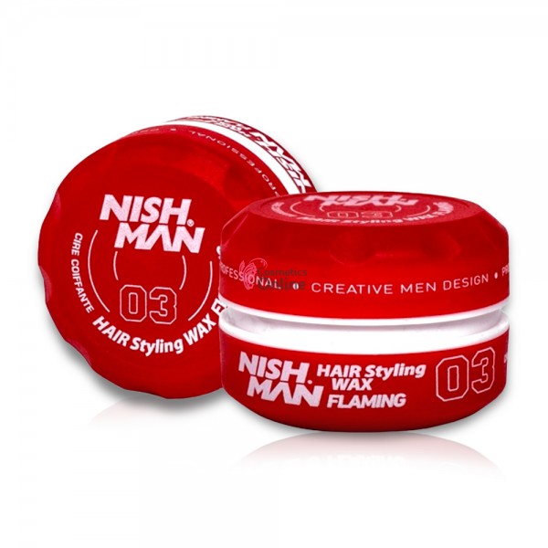 Ceara pentru par lucioasa, NISH MAN FLAMING 03 150ml